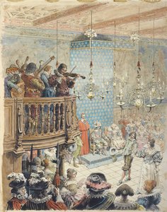 Richelieu en un baile, c. 1900 de Maurice Leloir
