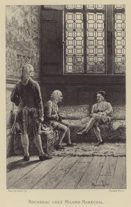 Rousseau visitando a Georgel Keith de Maurice Leloir