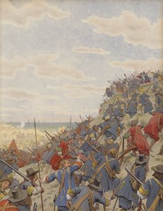 La Batalla de las Dunas, la primera posición tomada en el asalto a los españoles