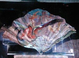 El fin del siglo y el comienzo del siglo, abanico alegórico