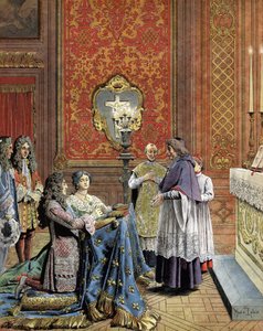 El Matrimonio Secreto de Luis XIV, conocido como el Rey Sol de Maurice Leloir