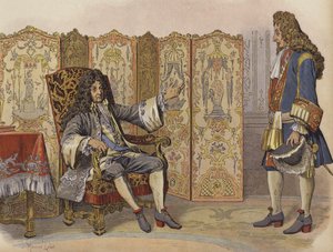 Visita de Villars al rey Luis XIV en Marly