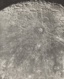 Fotografía lunar Radiación de Tycho - Fase creciente, 1899