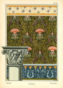 El cardo (litografía en color) de Maurice Pillard Verneuil