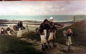 Escena bretona de Maurice Poirson