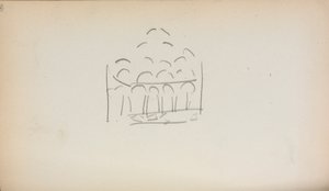 Cuaderno de dibujo italiano: San Marco (página 186) de Maurice Prendergast
