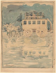 Ómnibus parisino de Maurice Brazil Prendergast
