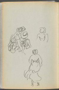 Libro de bocetos- The Granite Shore Hotel, Rockport, página 172: Figuras