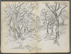 Sketchbook, The Dells, N° 127, página 064  65: Paisaje