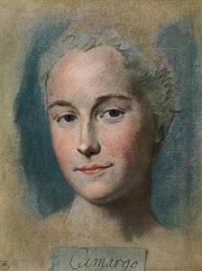 Marie Anne de Cupis de Camargo, de La Tour, pub.1920 de Maurice Quentin de la (after) Tour
