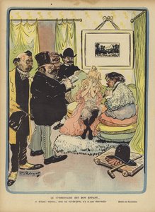 Ilustración para Le Rire de Maurice Radiguet