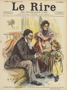Ilustración para Le Rire de Maurice Radiguet