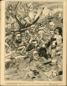 Ilustración de Maurice Radiguet (1866-1941) en Le Rire de Maurice Radiguet