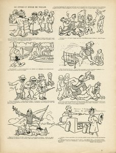 Ilustración de Maurice Radiguet (1866-1941) en Le Rire, 21/12/12 - Le syndicrouge de Toulon - Sindicalismo, Toulon de Maurice Radiguet