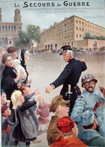 La sede de ayuda de guerra en el antiguo seminario de Saint-Sulpice de Maurice Romberg
