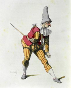 Brighella (grabado) de Maurice Sand