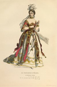 Traje para el papel de La princesse d