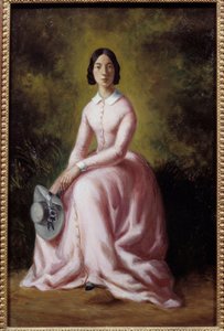 Retrato de la cantante Pauline Viardot (1821-1910). Pintura de Maurice Sand (1823-1889) siglo XIX París, museo de la Vida Romántica de Maurice Sand