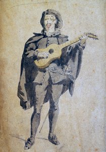 Scaramouche, ilustración de Commedia dell