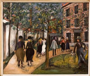 Belgrado / Museo Nacional de Serbia / El asilo, de Maurice Utrillo