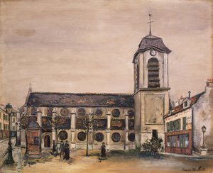 Iglesia (óleo sobre lienzo)