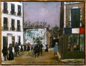 Arresto en Montmartre de Maurice Utrillo