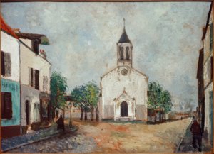 Iglesia en Villanteuse de Maurice Utrillo