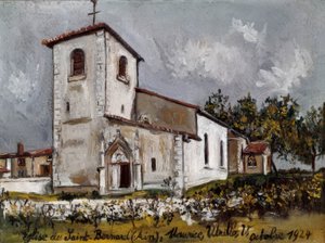Iglesia de Saint-Bernard de Maurice Utrillo