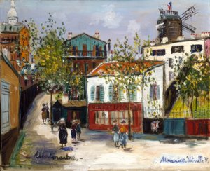 El Maquis en Montmartre de Maurice Utrillo