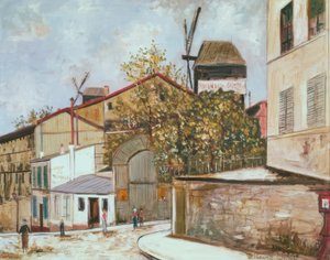 El Molino de la Galette de Maurice Utrillo
