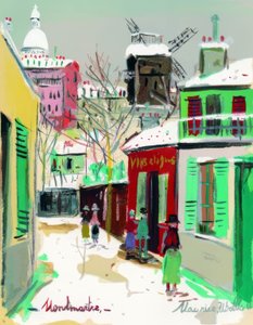 Montmartre de Maurice Utrillo