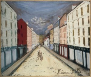 Calle París de Maurice Utrillo
