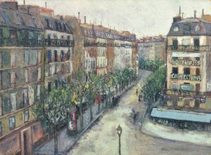 Calle Custine en Montmartre de Maurice Utrillo