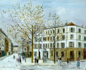 Calle Ménilmontant de Maurice Utrillo