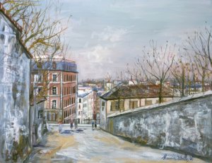 Calle del Mont-Cenis de Maurice Utrillo