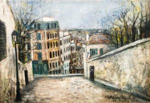 Straße des Mont-Cenis von Maurice Utrillo