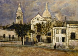 San Pedro de Montmartre de Maurice Utrillo