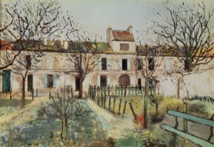 El jardín de Montmagny  de Maurice Utrillo