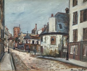 La taberna «La Belle Gabrielle» de Maurice Utrillo