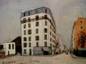 casas suburbanas de Maurice Utrillo