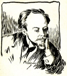 Gustave Le Rouge, c.1899 (madera grabada) de Maurice Walter Edmond de Lambert