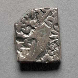 Moneda con marcas de punzón, período Maurya, Rajasthan, India 400-300 a.C. de Mauryan Mauryan