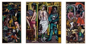 Acróbatas de Max Beckmann