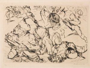 Agresión de Max Beckmann