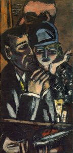 Bar, marrón de Max Beckmann