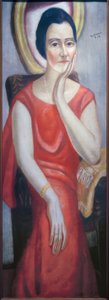 Retrato de Käthe von Porada de Max Beckmann