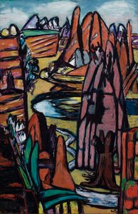 Boulder – Paisaje rocoso de Max Beckmann