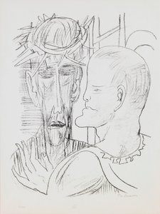 Cristo y Pilatos, lámina 15 del portafolio “Día y Sueño”