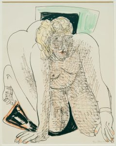 Mujer arrastrándose de Max Beckmann
