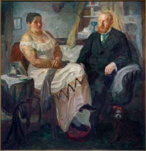La pareja de enamorados de Max Beckmann